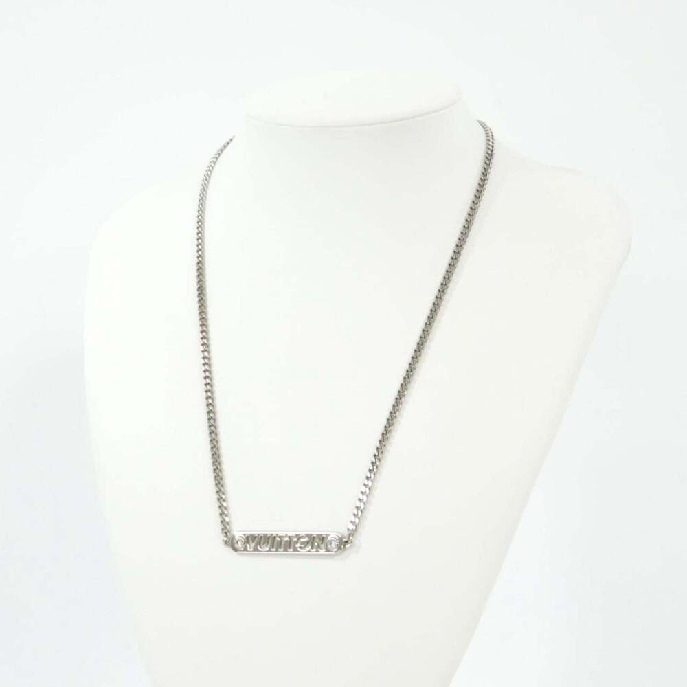 LOUIS VUITTON Silver Necklace - Picture 4 of 4